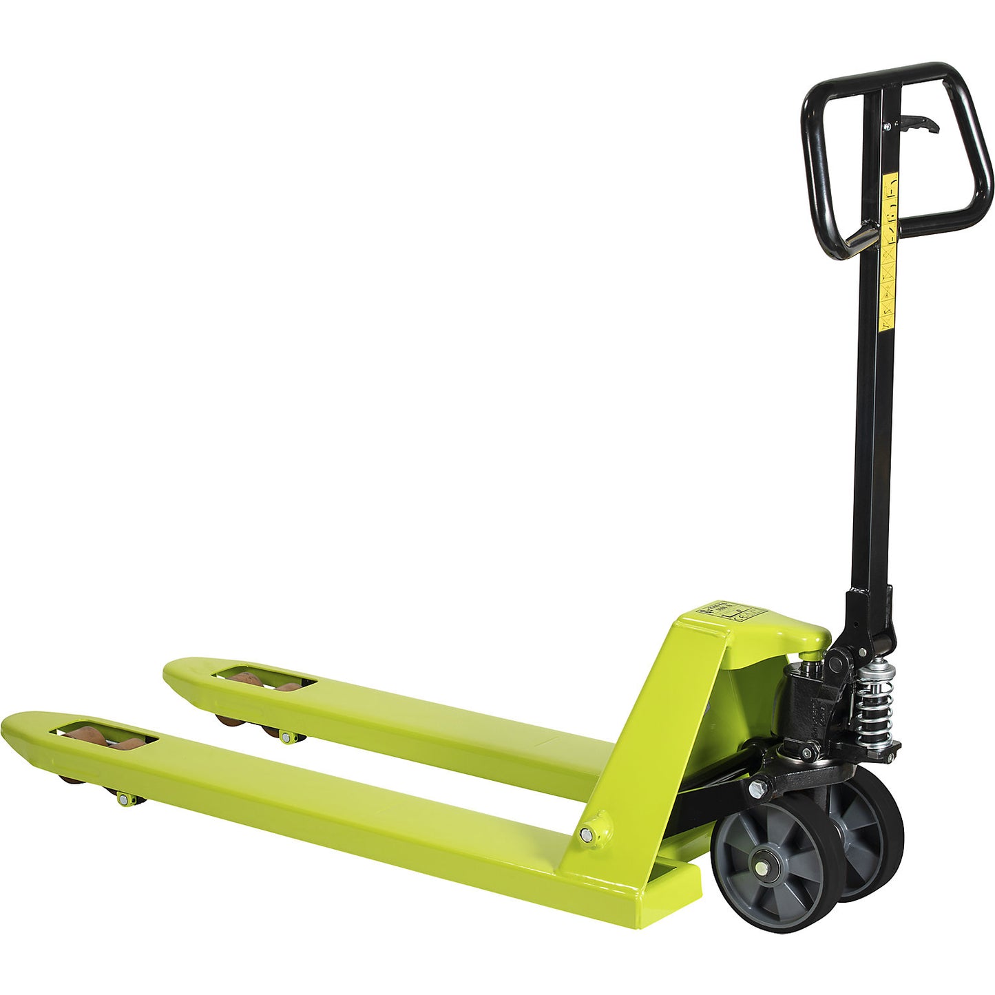 GS 25 pallet truck, polyurethane steering wheels / fork rollers, fork length 1150 mm, tandem fork rollers.