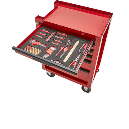 Tool shadow board, manual tools, for WxD 490 x 340 mm.