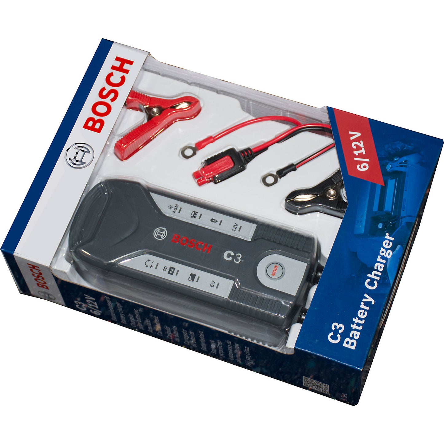 Battery charger, for waste bin tipping station, 12 V.