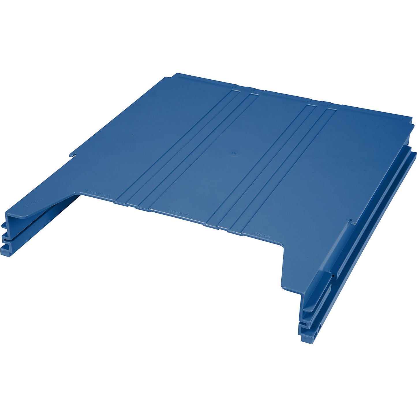 BIG wall-mounted sorting system, for format A4, filling height 34 mm, blue storage compartment.
