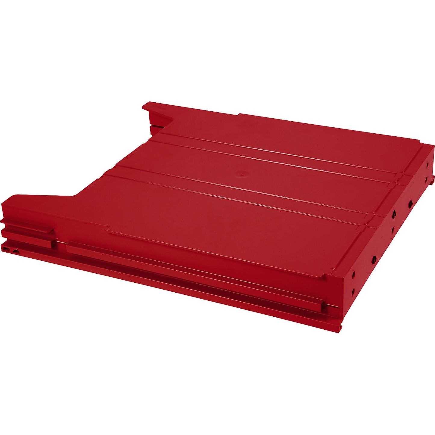 BIG wall-mounted sorting system, for format A4, filling height 34 mm, red storage compartment.