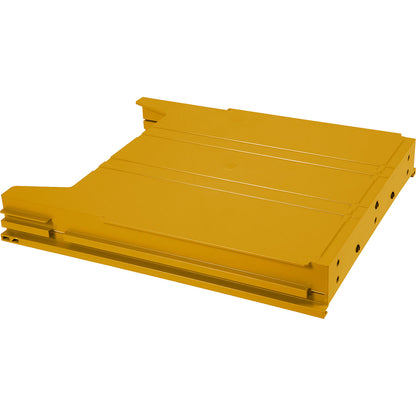 BIG wall-mounted sorting system, for format A4, filling height 34 mm, yellow storage compartment.