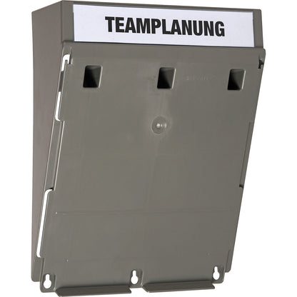 BIG wall-mounted sorting system, for format A4, filling height 34 mm, grey standard module.