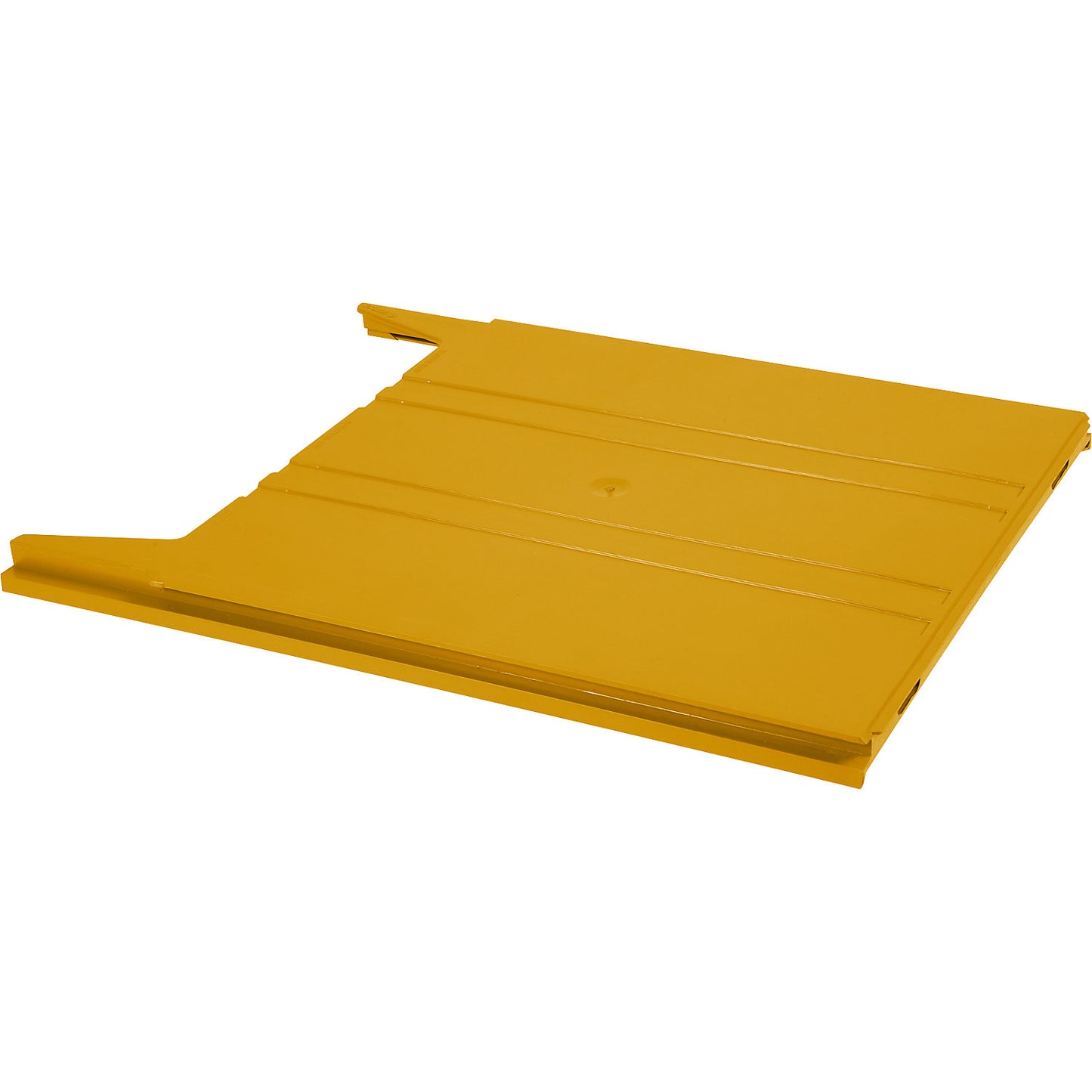 FLAT wall-mounted sorting system, for format A4, filling height 9 mm, yellow storage compartment.