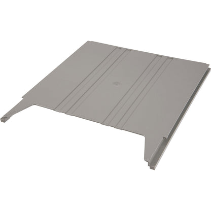 FLAT wall-mounted sorting system, for format A4, filling height 9 mm, grey storage compartment.