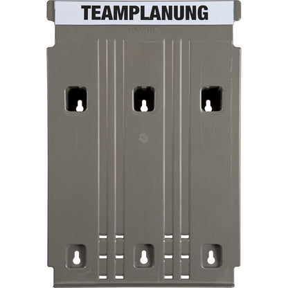 FLAT wall-mounted sorting system, for format A4, filling height 9 mm, grey standard module.