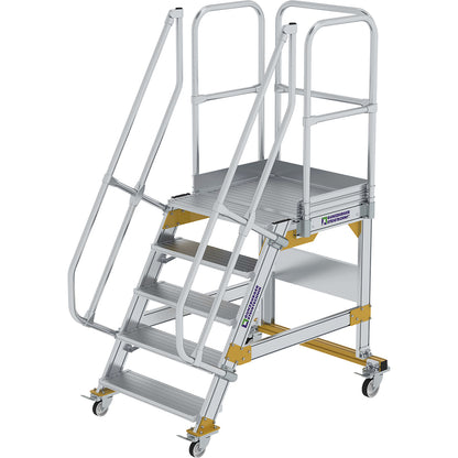 Mobile safety steps, slope 60°, 5 steps.