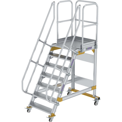 Mobile safety steps, slope 60°, 7 steps.