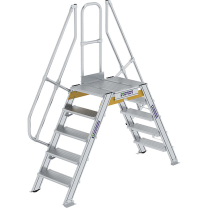 Crossover platform, total max. load 300 kg, 5 steps, platform 800 x 600 mm.