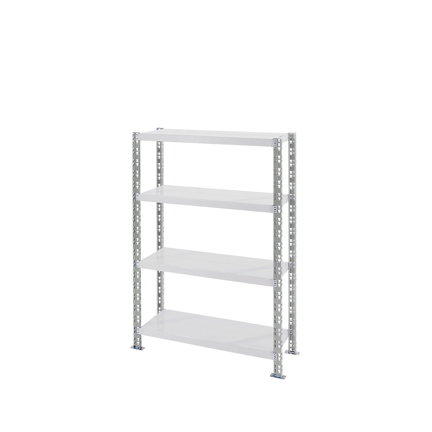 Universal boltless shelving unit, sheet steel shelves, HxWxD 1508 x 1050 x 600 mm, standard shelf unit.