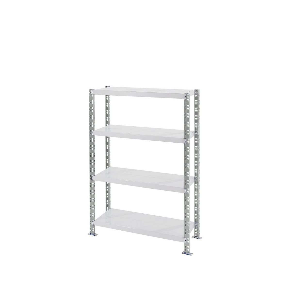 Universal boltless shelving unit, sheet steel shelves, HxWxD 1508 x 1050 x 600 mm, standard shelf unit.