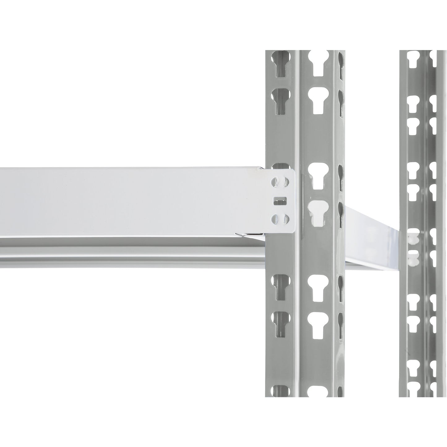Universal boltless shelving unit, sheet steel shelves, HxWxD 1976 x 1025 x 600 mm, extension shelf unit.