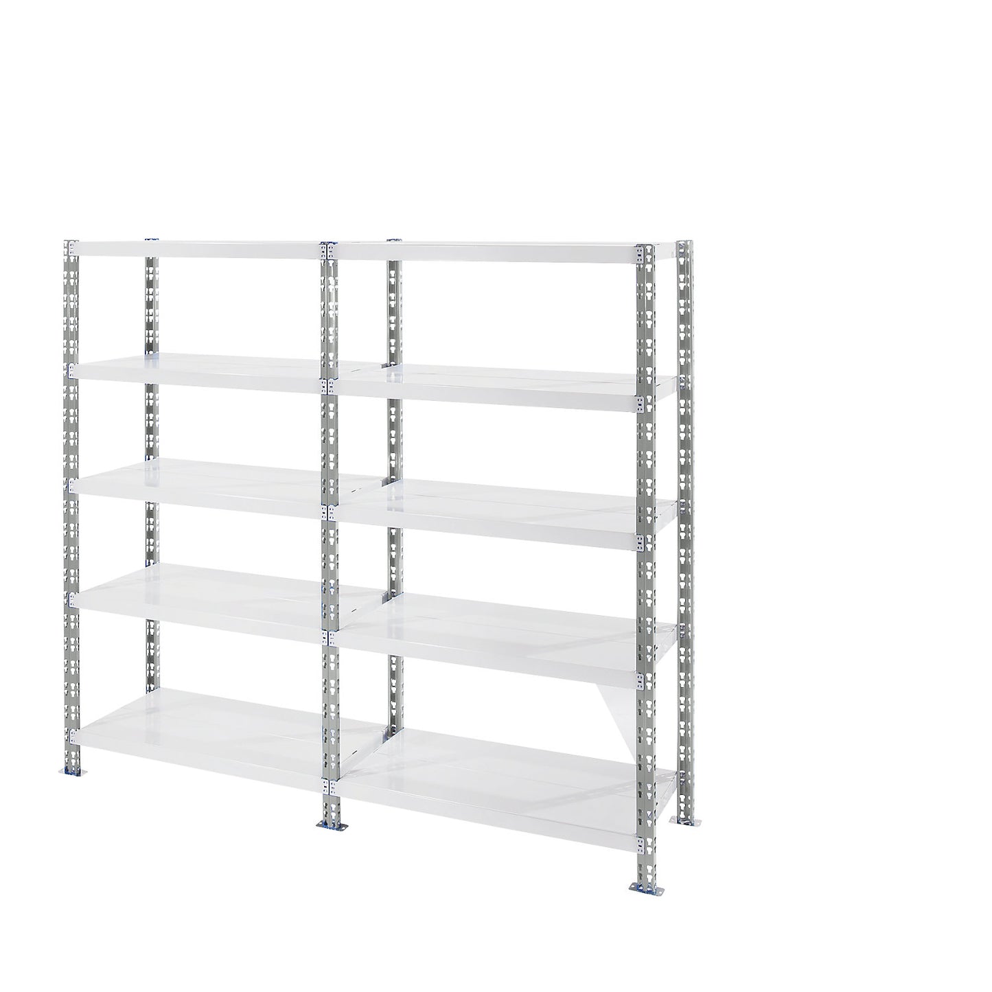 Universal boltless shelving unit, sheet steel shelves, HxWxD 1820 x 1050 x 600 mm, standard shelf unit.