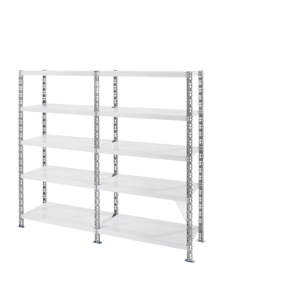 Universal boltless shelving unit, sheet steel shelves, HxWxD 1820 x 1025 x 400 mm, extension shelf unit.