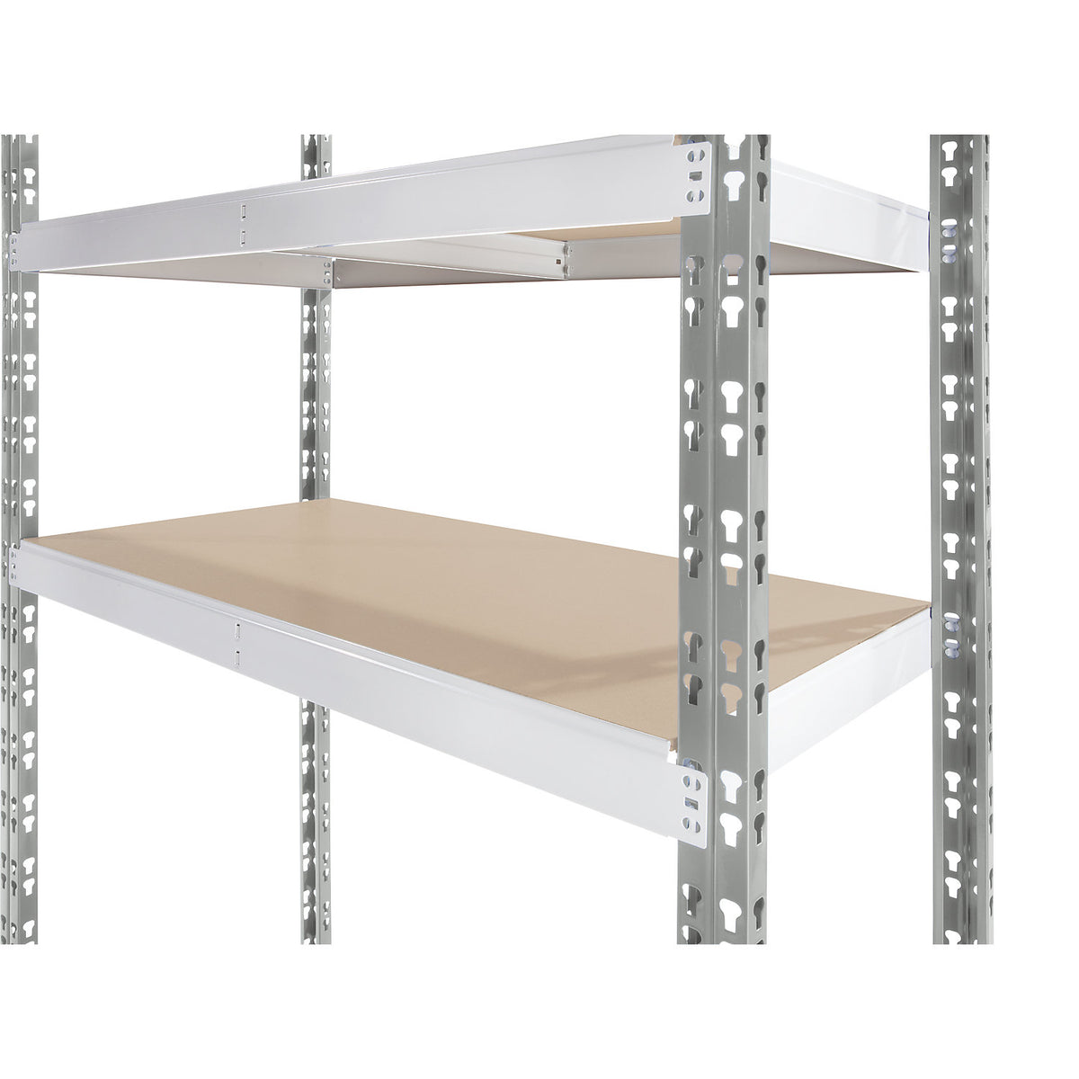 Universal boltless shelving unit, chipboard shelves, HxWxD 1820 x 1050 x 600 mm, standard shelf unit.
