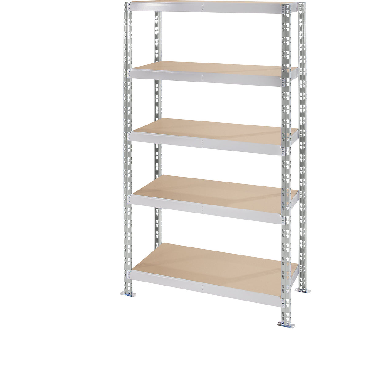Universal boltless shelving unit, chipboard shelves, HxWxD 1820 x 1050 x 400 mm, standard shelf unit.