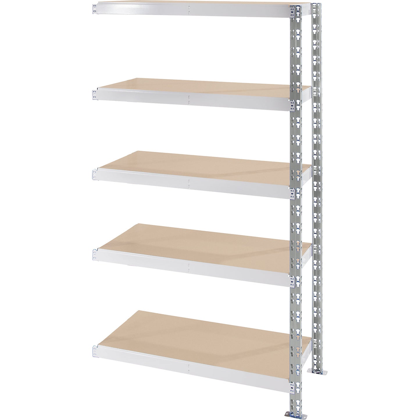 Universal boltless shelving unit, chipboard shelves, HxWxD 1820 x 1025 x 600 mm, extension shelf unit.