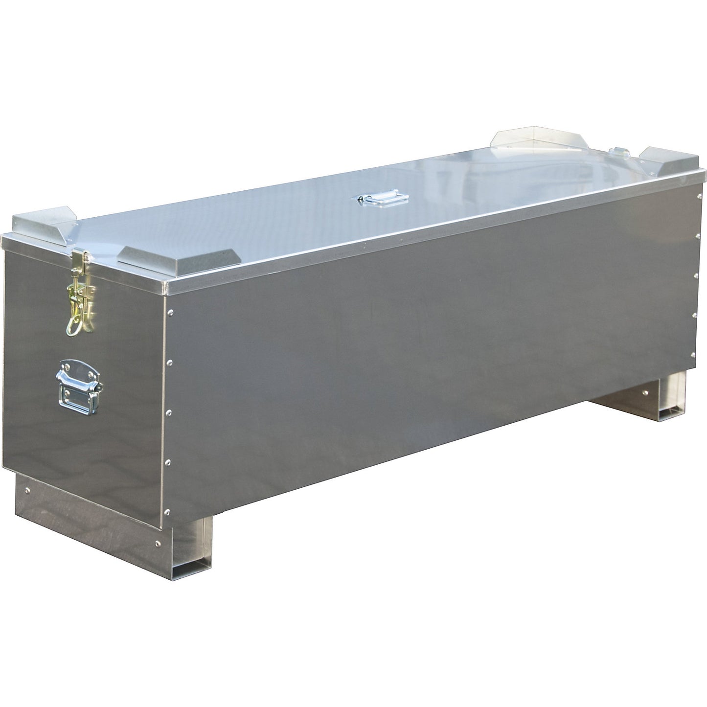 ALU fluorescent tube storage container, capacity 300 l, LxWxH 1700 x 465 x 585 mm.
