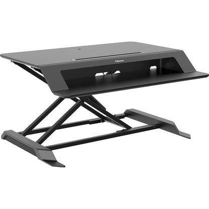 Lotus™ LT sitting/standing workstation, HxWxD 110 x 800 x 601 mm, black.