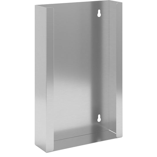 Glove and facial tissue dispenser, for 3 boxes, HxWxD 350 x 222 x 65 mm, stainless steel.