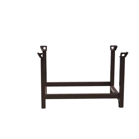 Stacking pallet, LxWxH 1200 x 800 x 750 mm, chocolate brown.