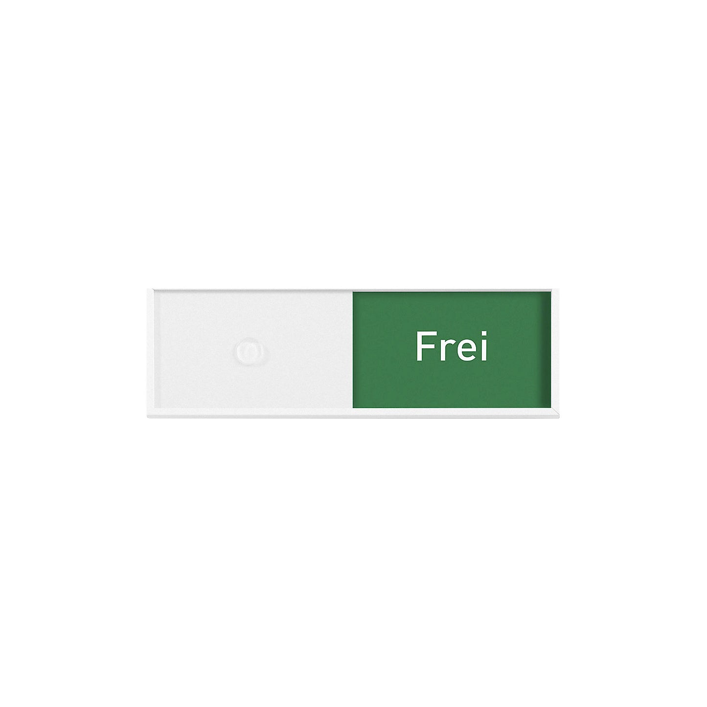 Vacant/occupied display, in 5 languages, WxHxD 150.5 x 50.5 x 6 mm, white.