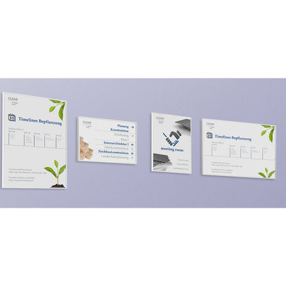 Door/info panel, A4 portrait, HxW 299.5 x 212.5 mm, traffic white.