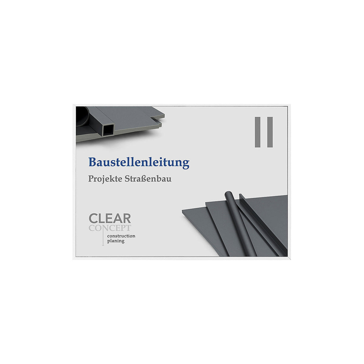 MADRID Silver Line™ door sign, A5 landscape, HxW 150.5 x 212.5 mm, silver.