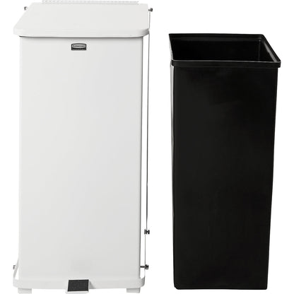 Defenders® pedal bin, capacity 95 l, white.