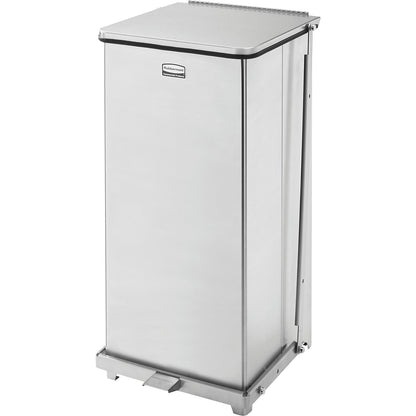 Defenders® pedal bin, capacity 49 l, stainless steel.