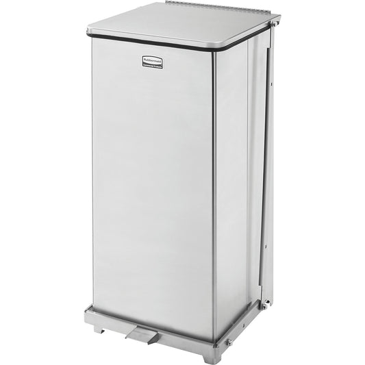 Defenders® pedal bin, capacity 95 l, stainless steel.