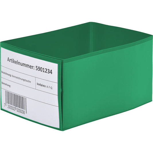 Pallet foot sleeves, with slip-on pockets, green, pack of 50.