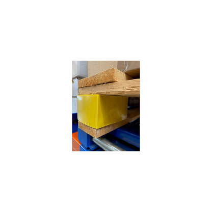 Pallet foot sleeves, with slip-on pockets, yellow, pack of 50.