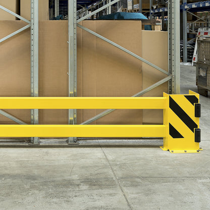 Rack protection guard rails B, HxW 500 x 190 mm, extendable to 2100 mm.