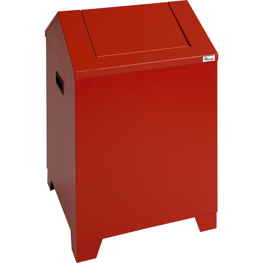 Waste wool case, capacity 73 l, flame red.