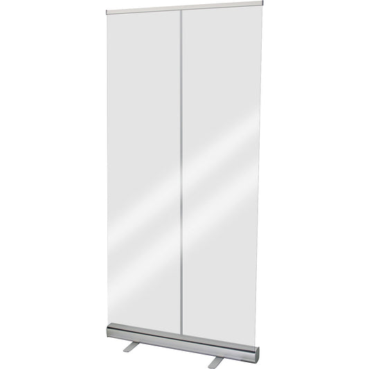 Roll-up hygiene protection partition, HxD 2100 x 300 mm, transparent, width 1000 mm.