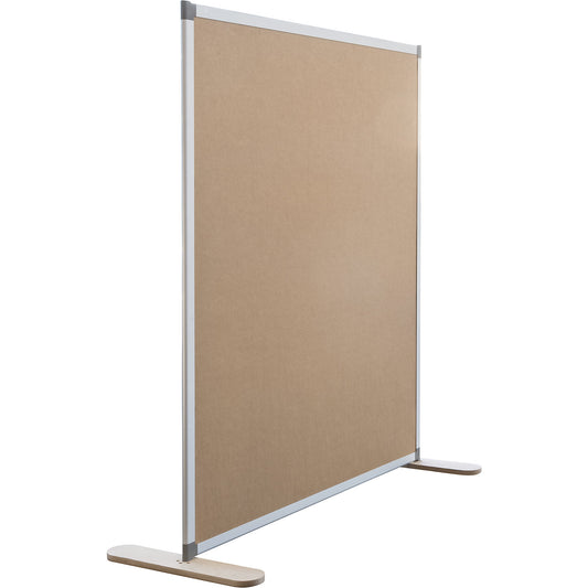 NATURAL partition, WxD 1250 x 500 mm, with honeycomb cardboard, height 1450 mm.