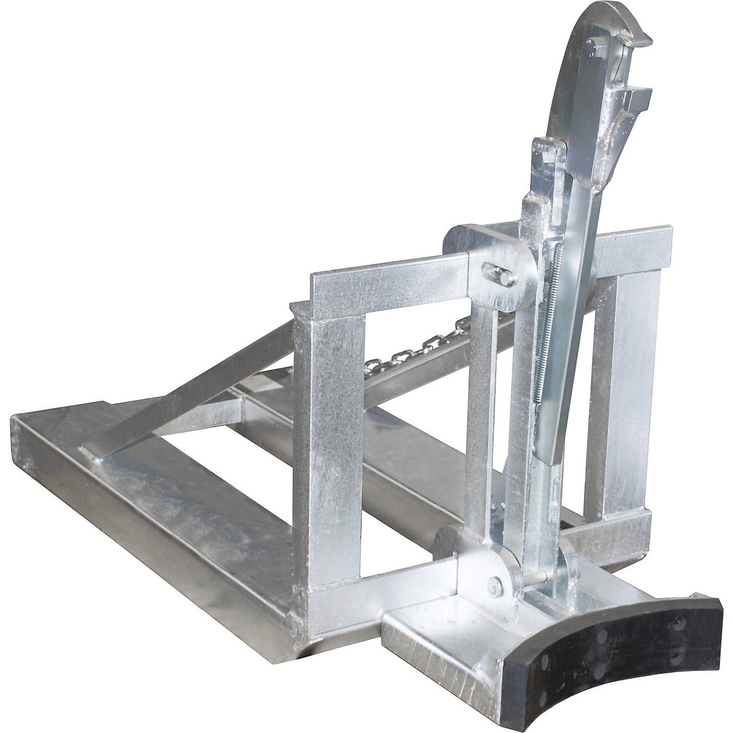 Drum grip for upright drum, number of drums 1, zinc plated.