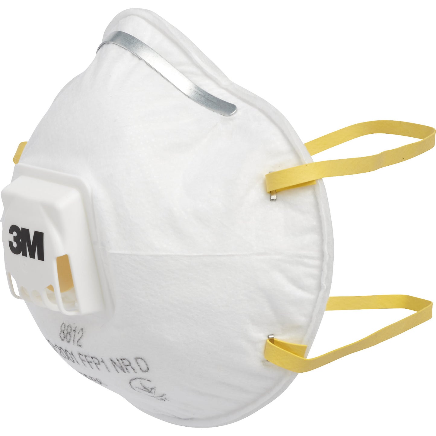 Respiratory protection mask 8812 FFP1 NR D with exhalation valve, pack of 10, white.