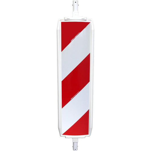 Delineator Panel, double-sided, for road traffic, points right/left.