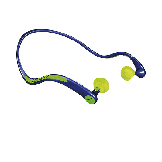 WaveBand® 2-component banded ear plugs, SNR = 27 dB, pack of 8, comfort shape.