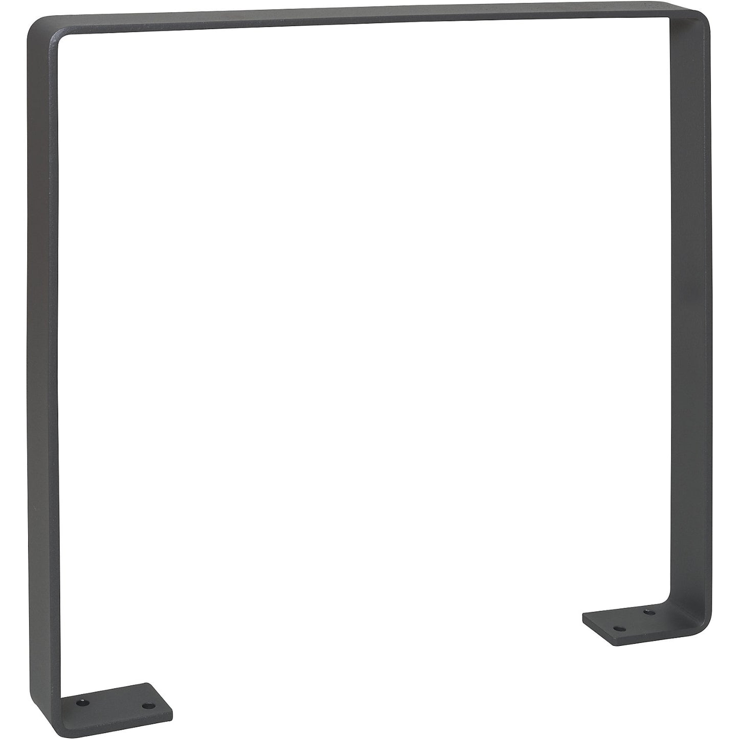 GILA parking rail, steel 70 x 10 mm, hot dip galvanised, iron glimmer.