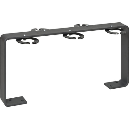 Scooter parking rail, 5 parking spaces, steel 70 x 10 mm, hot dip galvanised, iron glimmer.