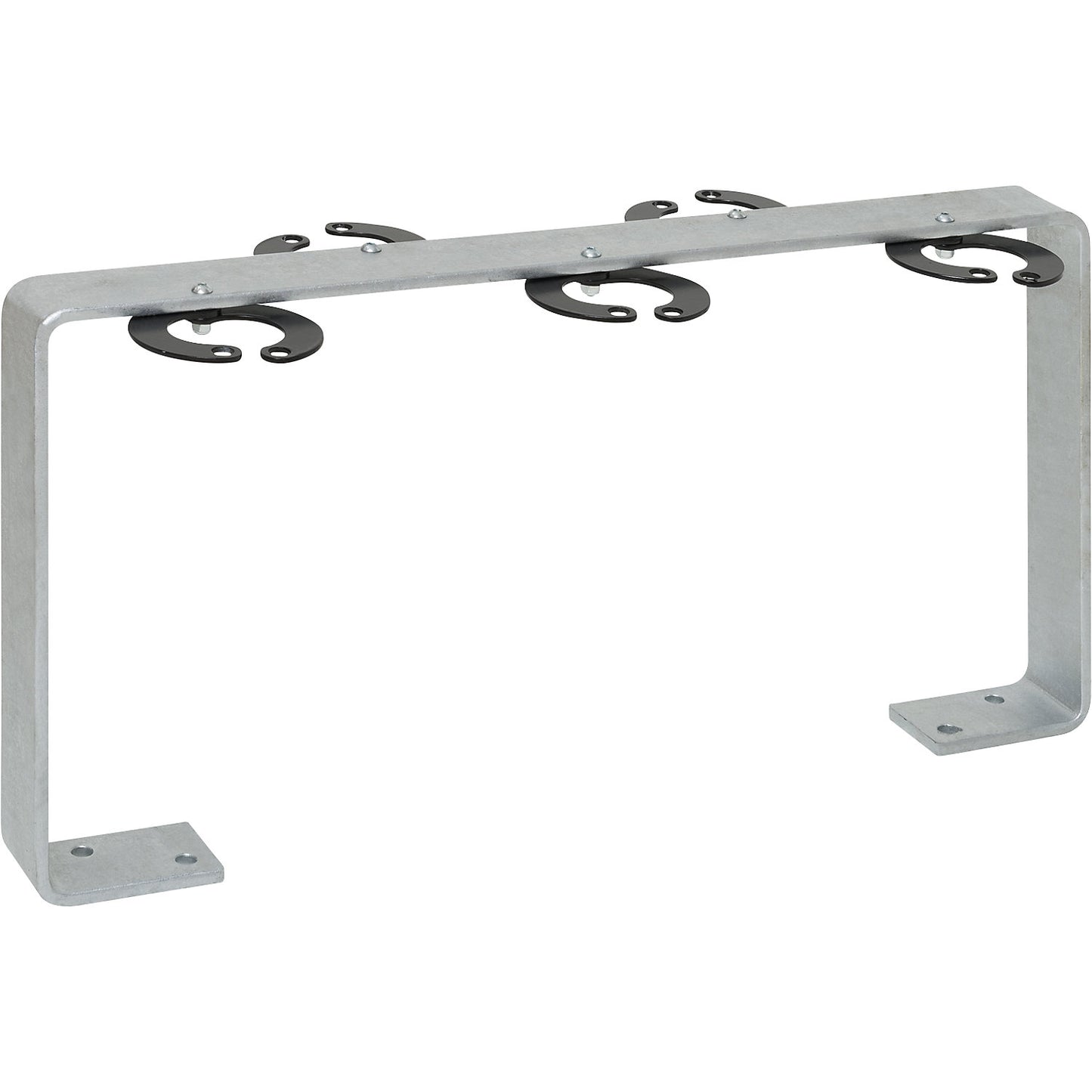 Scooter parking rail, 5 parking spaces, steel 70 x 10 mm, hot dip galvanised.