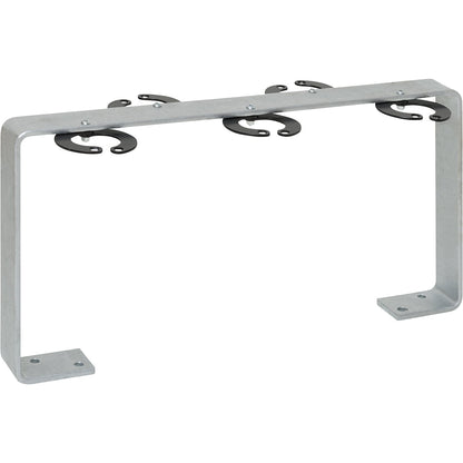Scooter parking rail, 5 parking spaces, steel 70 x 10 mm, hot dip galvanised.