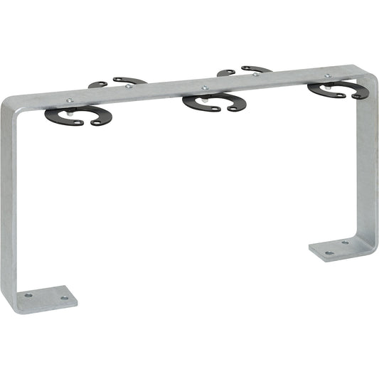 Scooter parking rail, 5 parking spaces, steel 70 x 10 mm, hot dip galvanised.