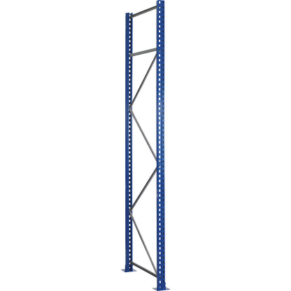 Pallet racking upright frame, steel, height 4000 mm, upright frame WxD 100 x 1100 mm.