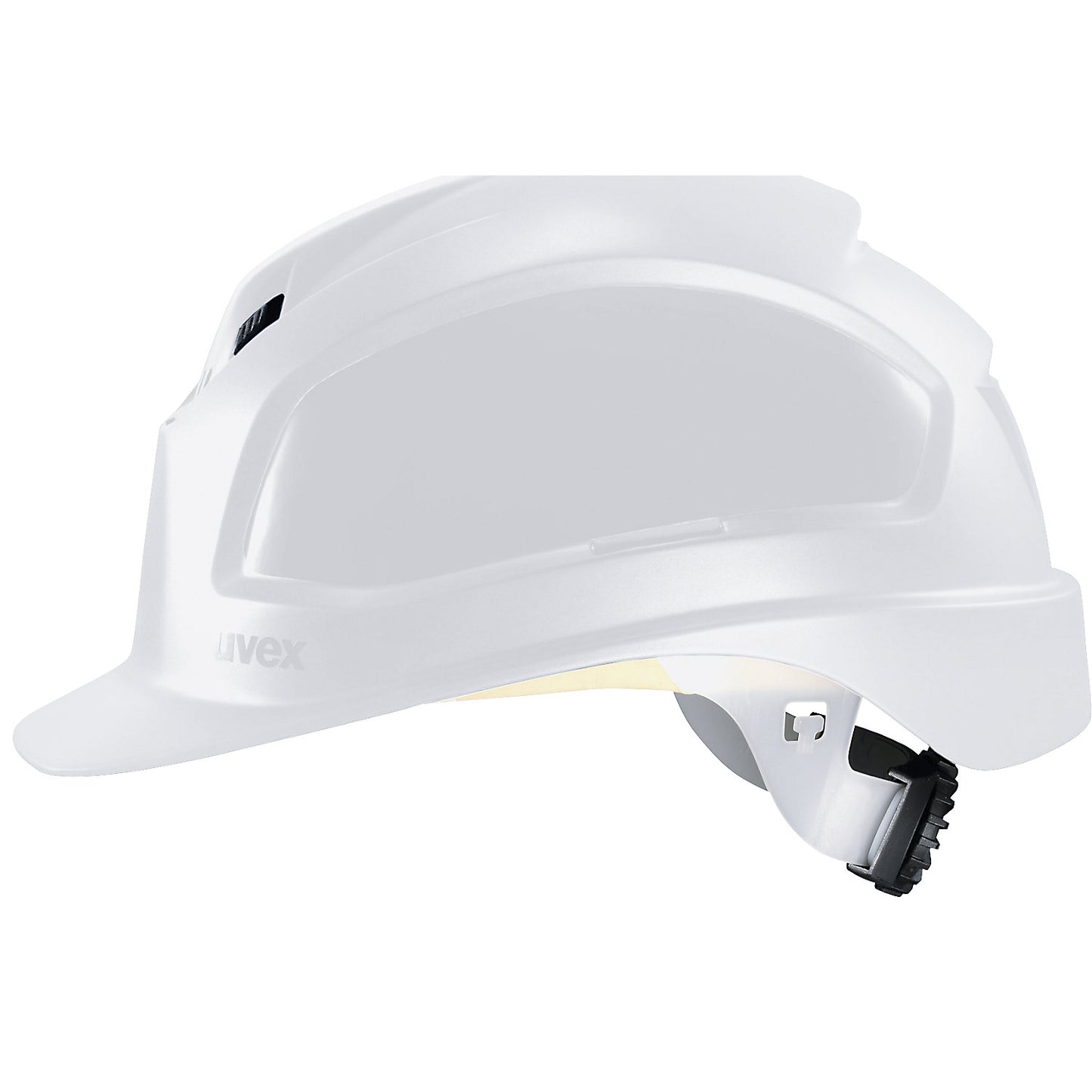 pheos B-WR safety helmet, 52 - 61 cm, 6-point fabric suspension harness system, white.
