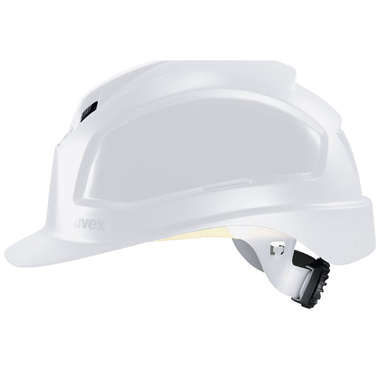 pheos B-WR safety helmet, 52 - 61 cm, 6-point fabric suspension harness system, white.