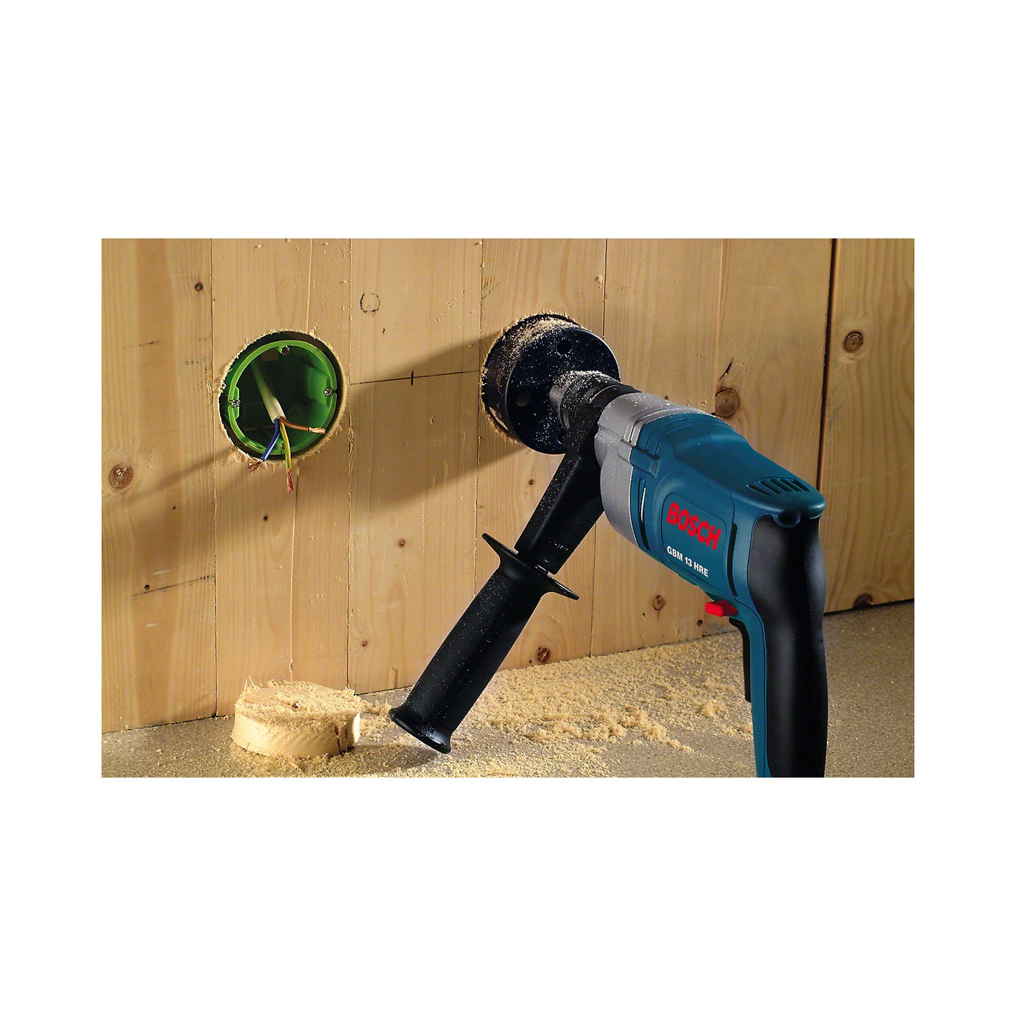 GBM 13 HRE Professional drill, with additional handle, max. torque 60 Nm.